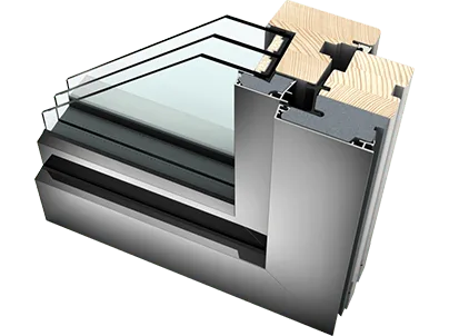 Fenêtre Internorm HF310 Home Pure bois-aluminium
