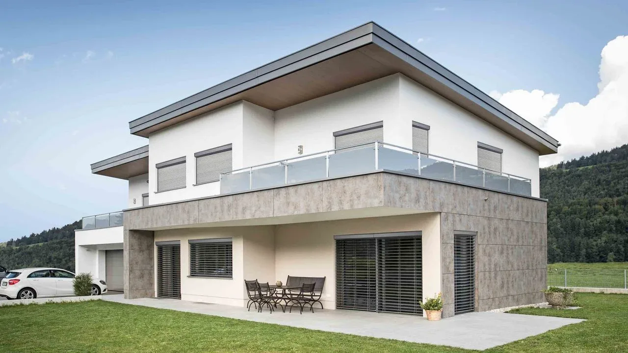 Rulouri aplicate drepte aparente — Sonnenschutz 2