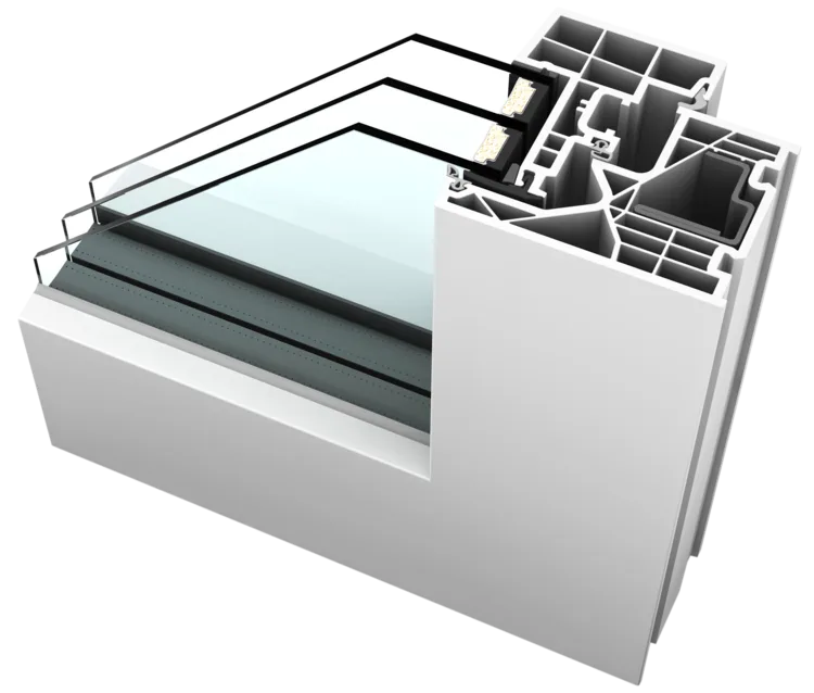 Fereastră PVC KF320 Studio