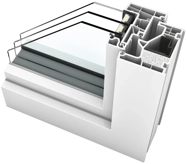 Fereastră PVC KF510 Home Pure