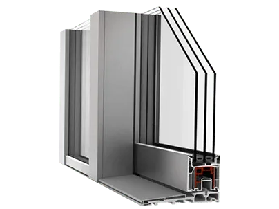 Internorm KS 430 PVC-Aluminium Hebe-Schiebe-Tür