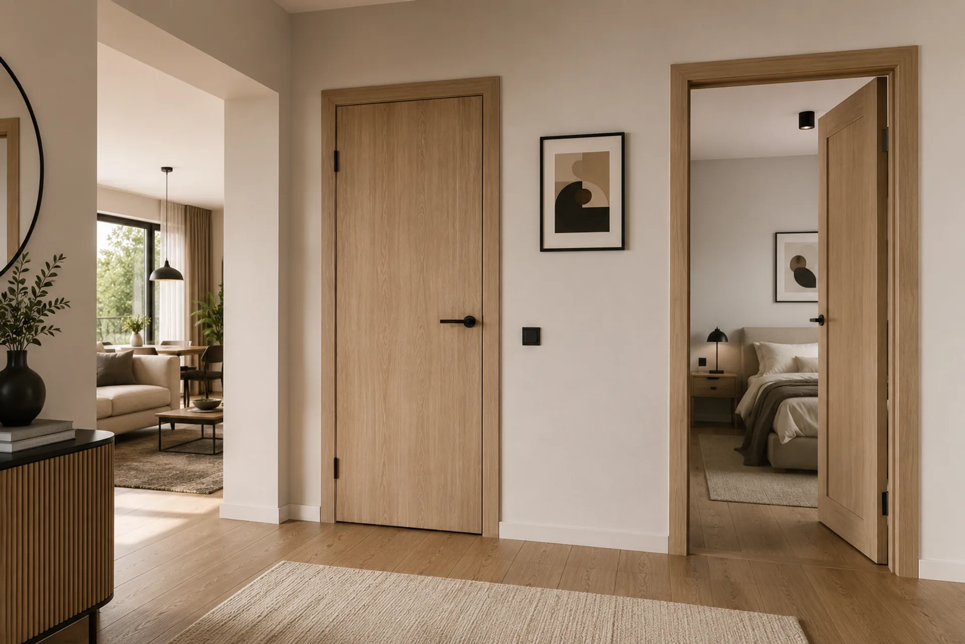 Made-to-order interior wood doors