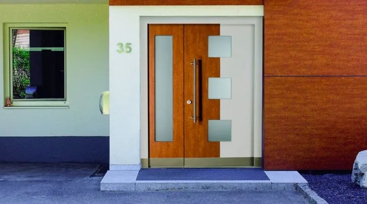 Uși de exterior din aluminiu