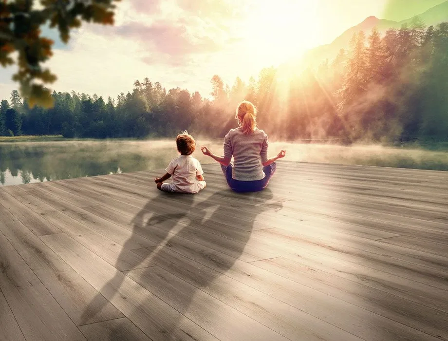 Hywood parquet in a home with clean air