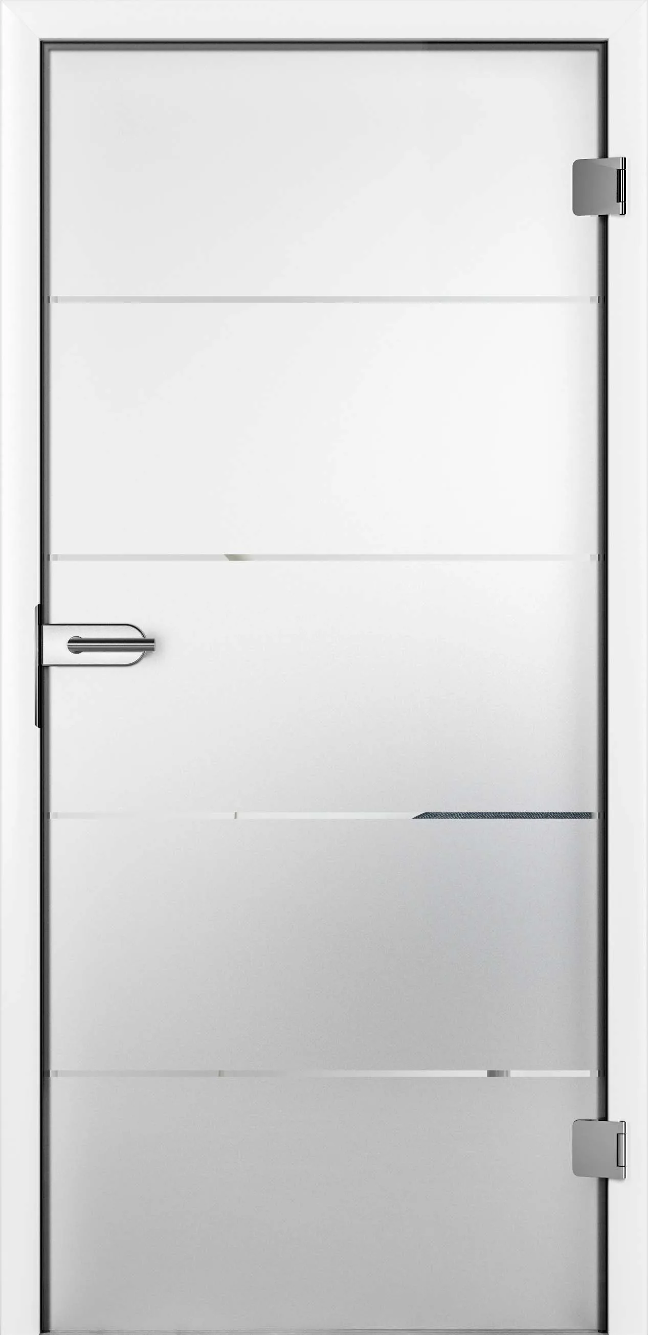 Ușă din sticlă Signum Satin 15 10 clar