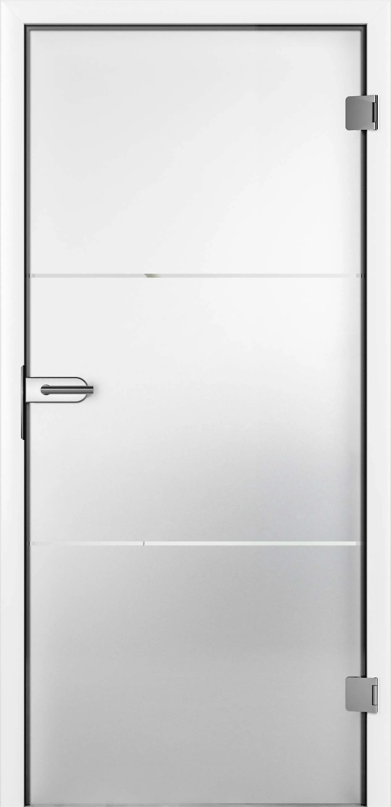 Ușă din sticlă Signum Satin 31 clar