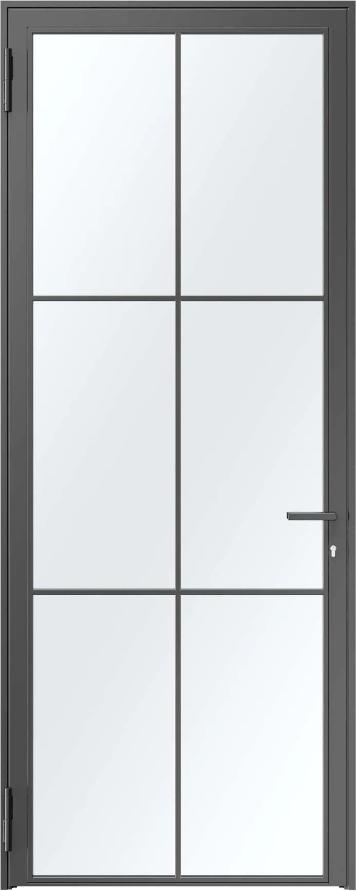 Steel Loft Door Hinged 1 canat slim