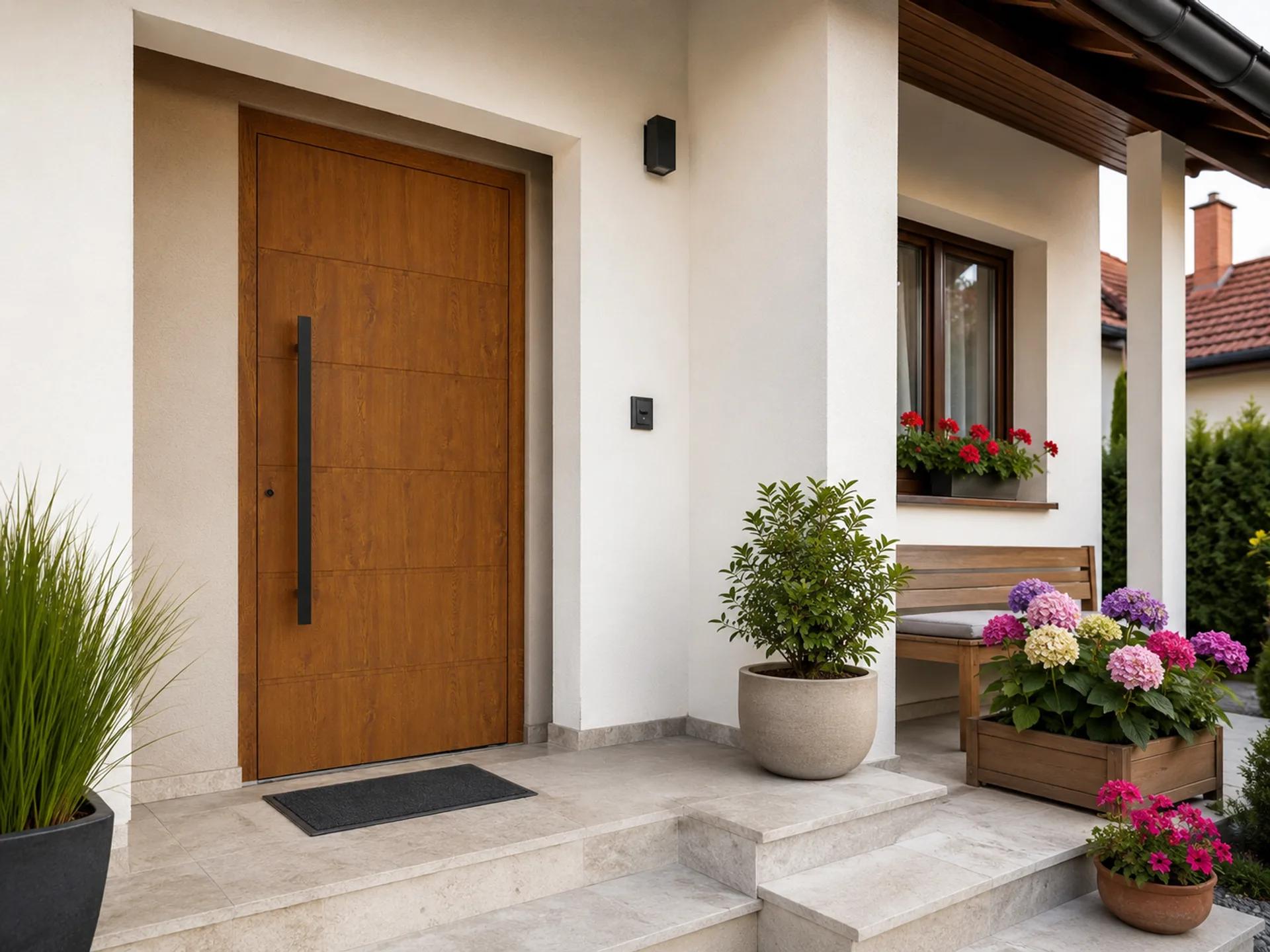 Ușă exterior aluminiu L110 — Aluminiu