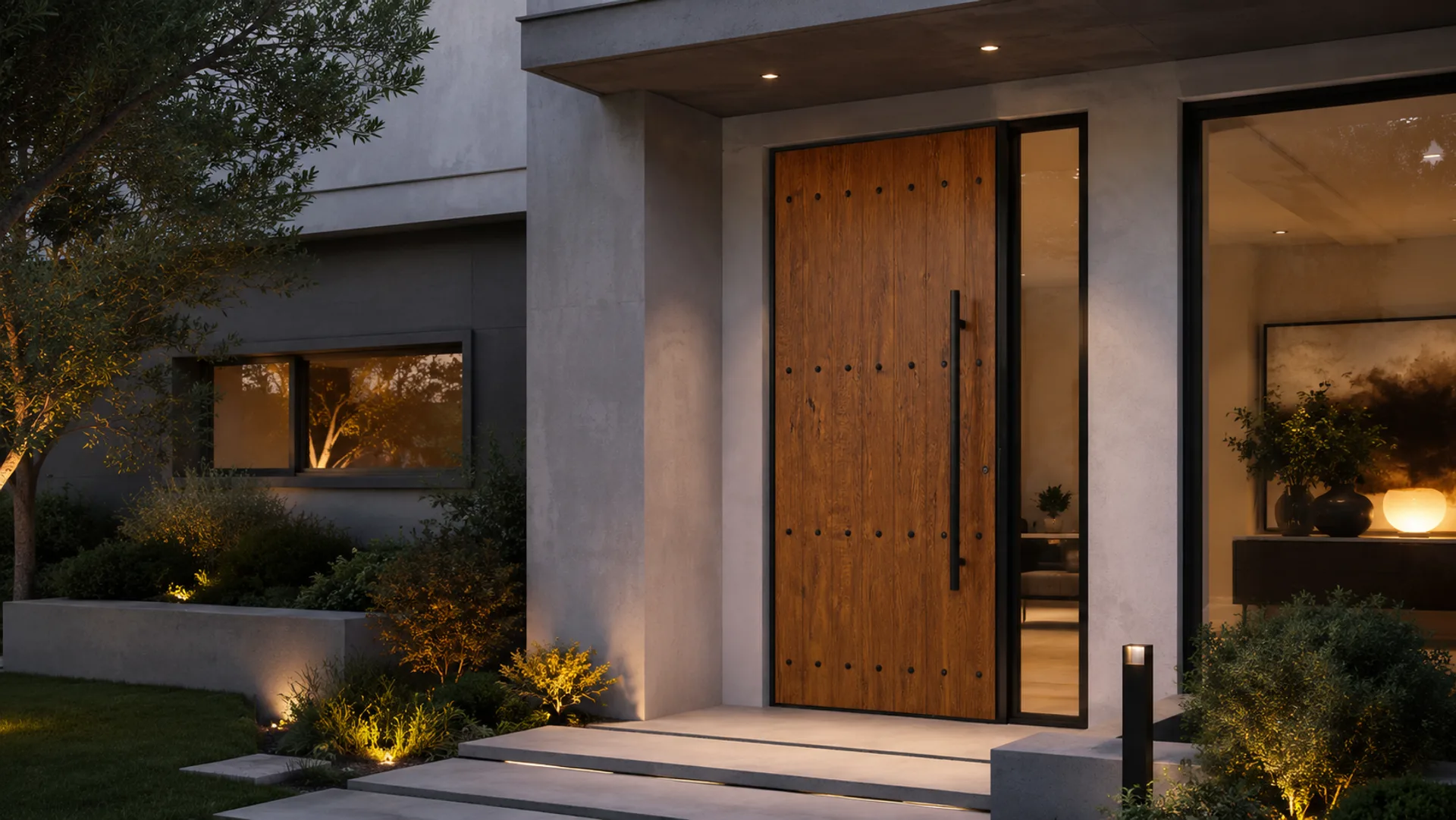 Ușă exterior aluminiu Thiral L231 — ambient