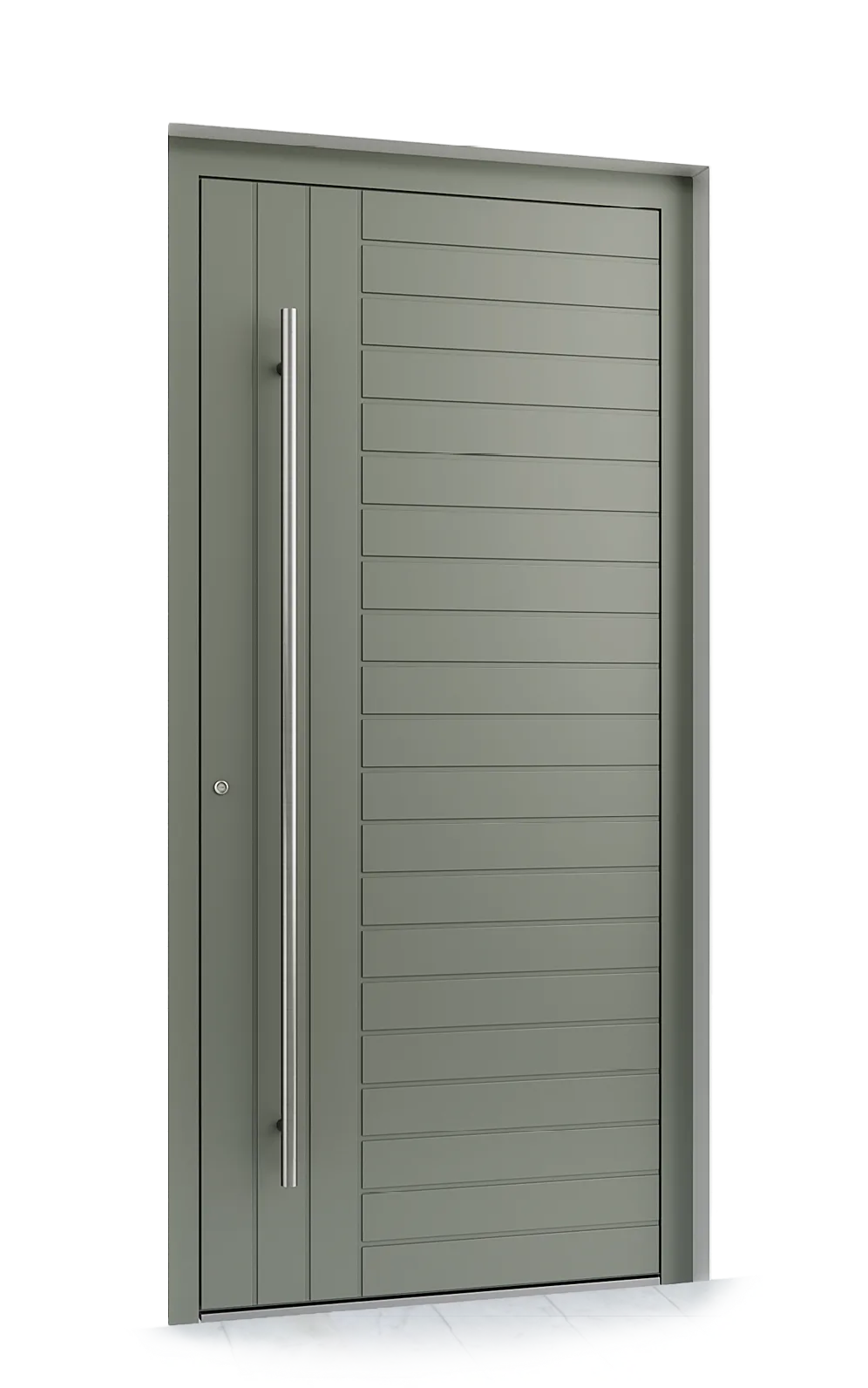 Ușă exterior aluminiu L240 — Aluminiu