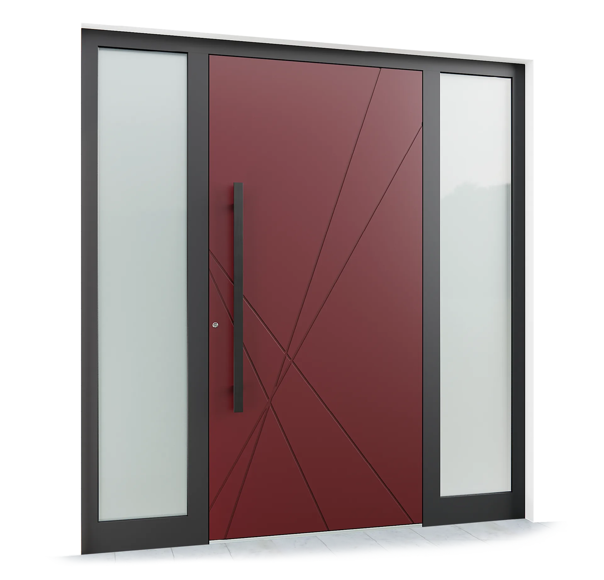 Ușă exterior aluminiu Thiral L290 — product render