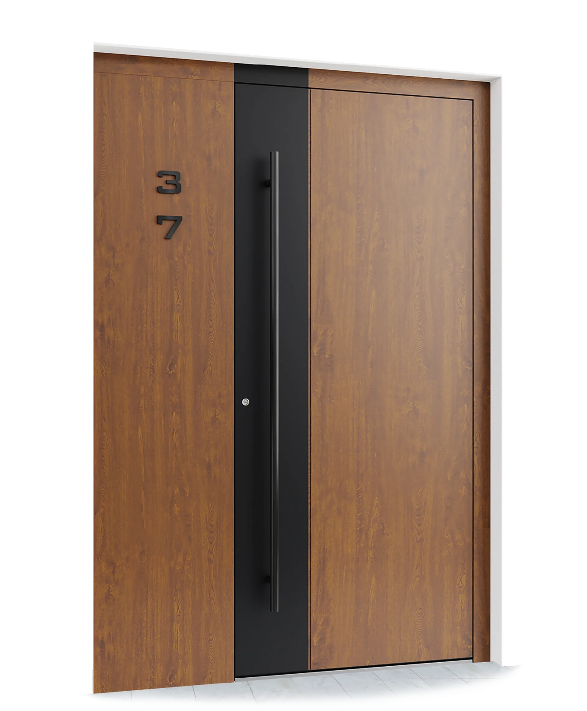 Ușă exterior aluminiu Thiral L300 — product render