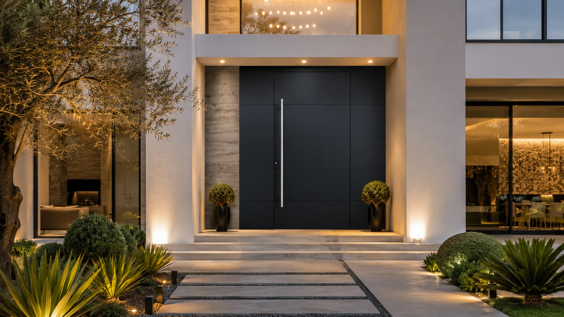 Ușă exterior aluminiu Thiral L511 — ambient
