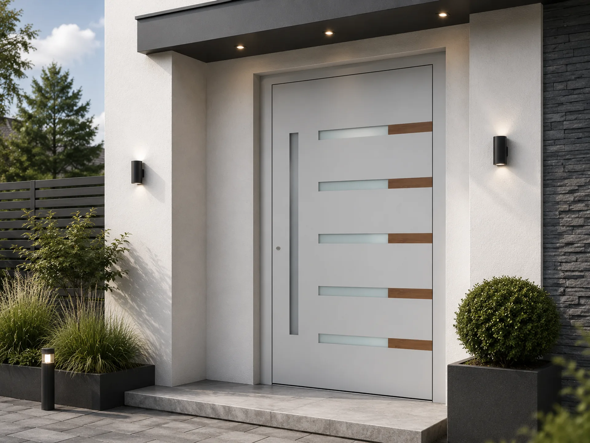 Ușă exterior aluminiu Thiral L524-1 — ambient