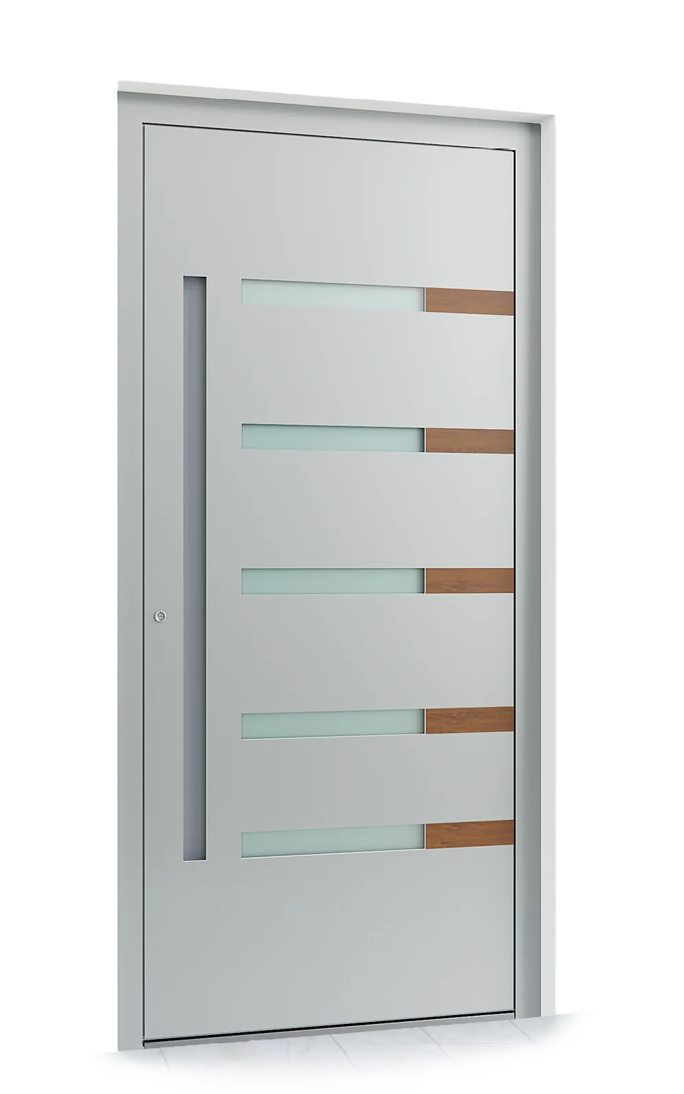 Ușă exterior aluminiu L524-1 — Aluminiu 3