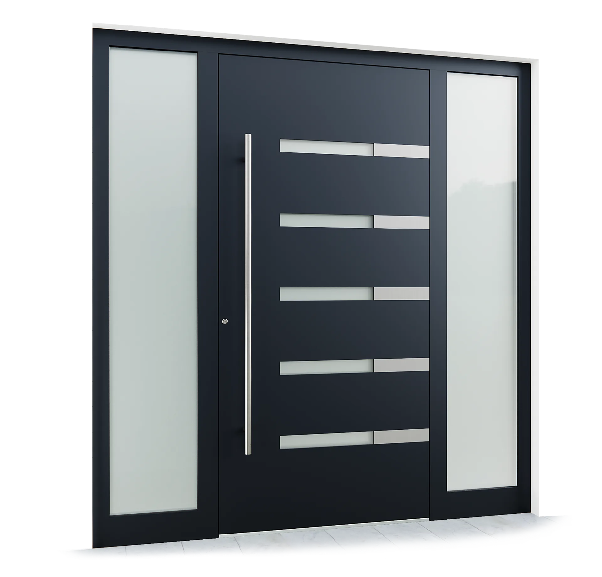 Ușă exterior aluminiu Thiral L524 — product render