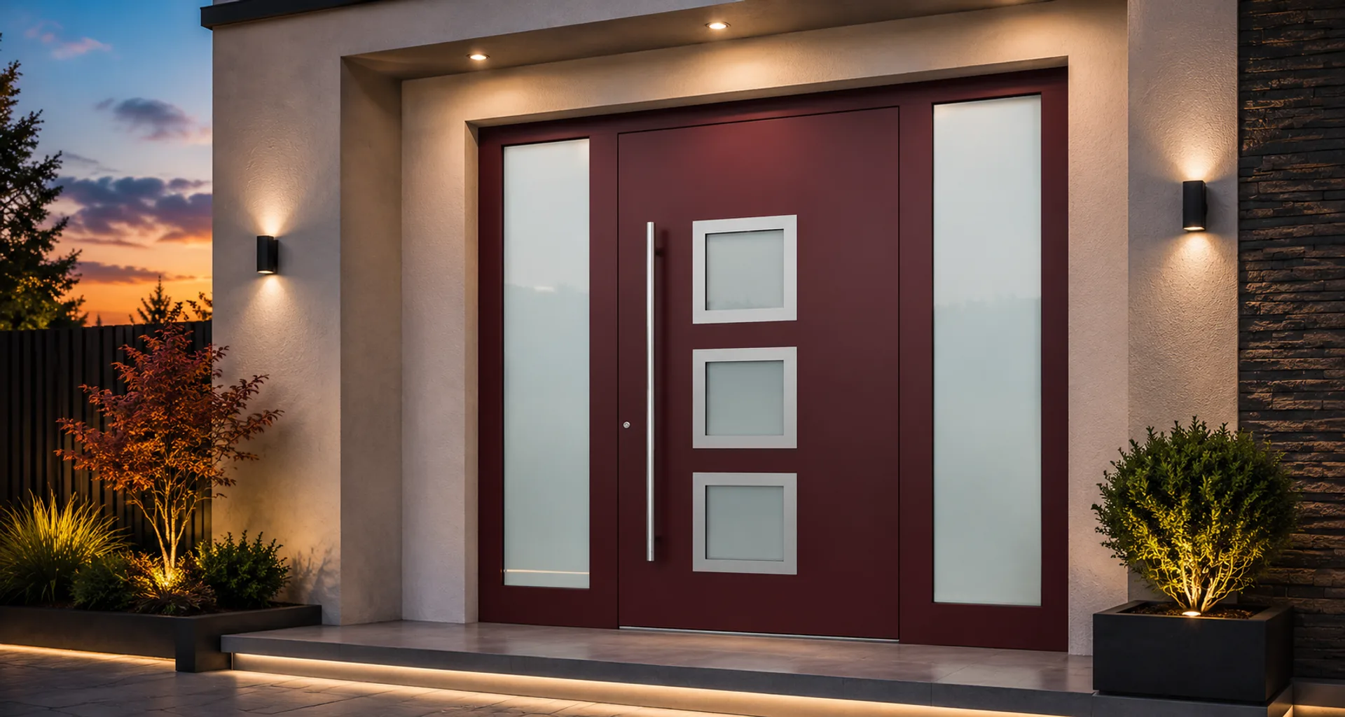 Ușă exterior aluminiu Thiral L547 — ambient
