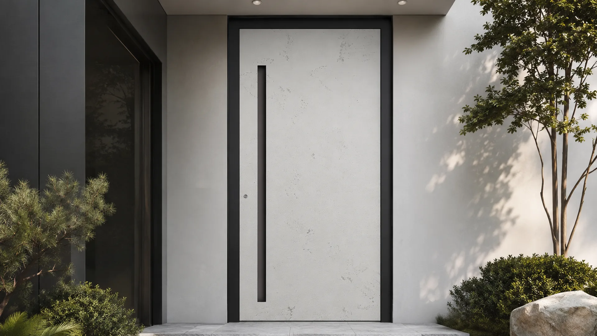 Ușă exterior aluminiu Thiral L720 — ambient