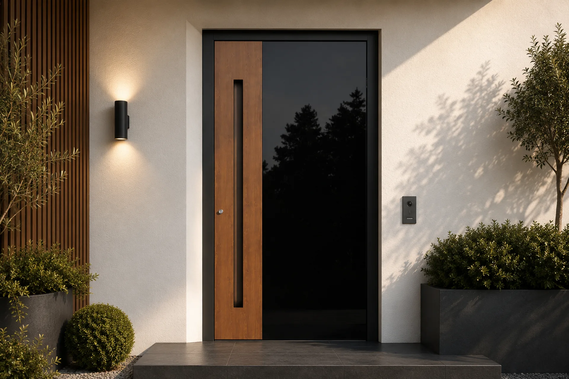 Ușă exterior aluminiu Thiral L736 — product render