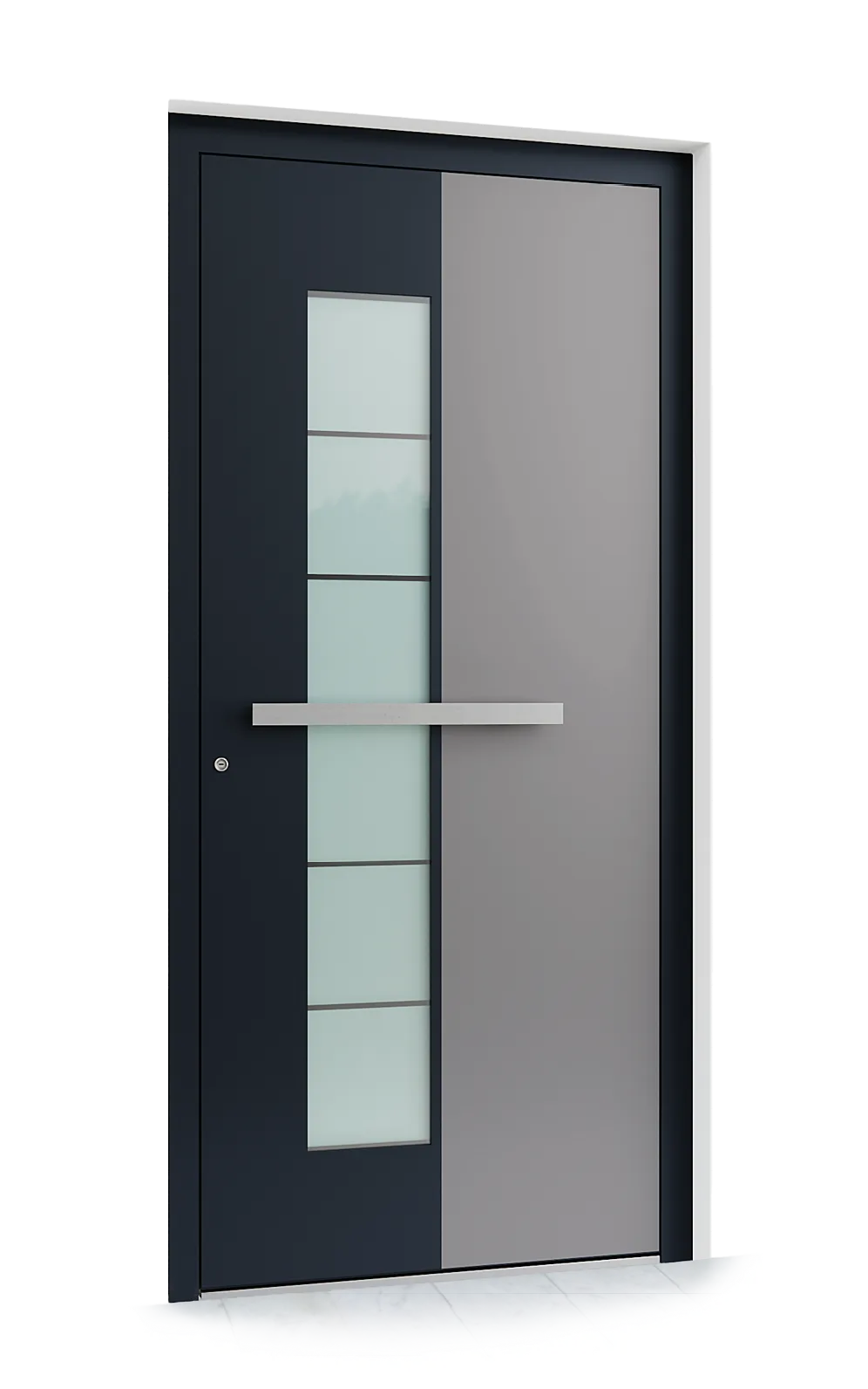 Ușă exterior aluminiu L124-1 — Aluminiu