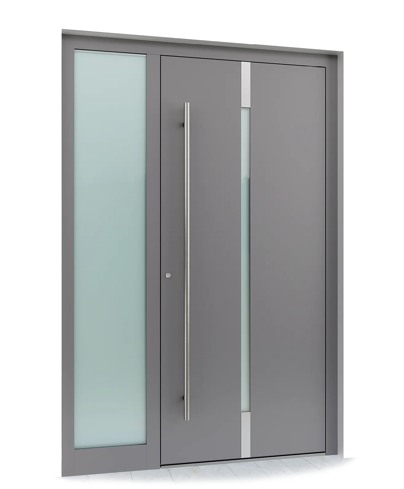 Ușă exterior aluminiu L150 — Aluminiu