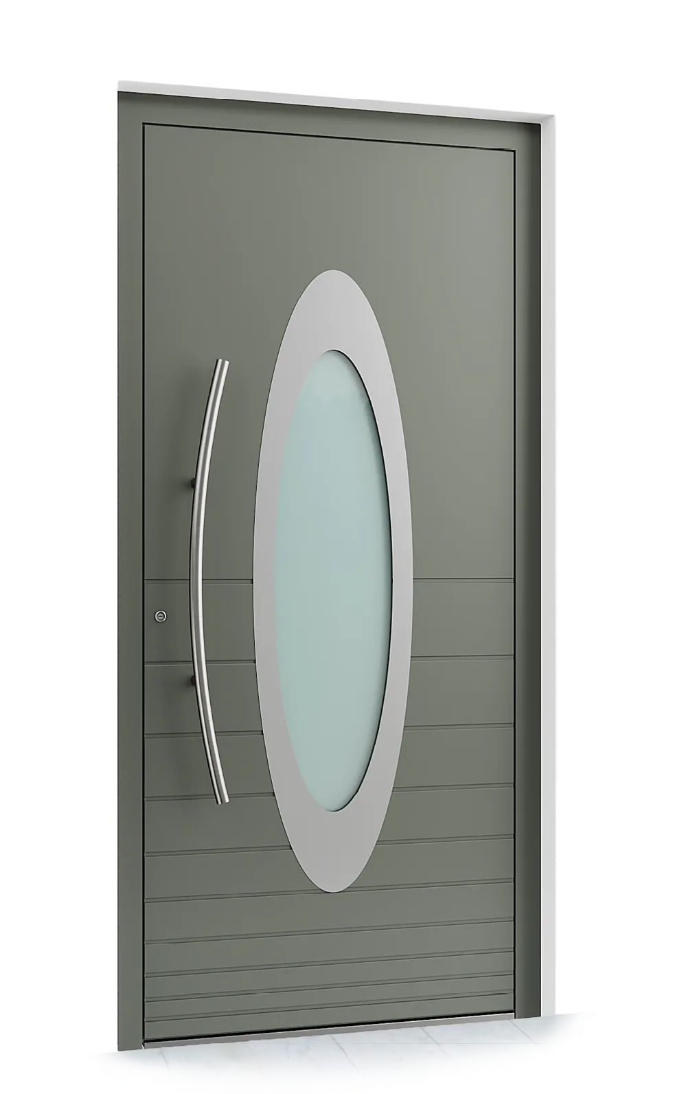 Ușă exterior aluminiu L331 — Aluminiu