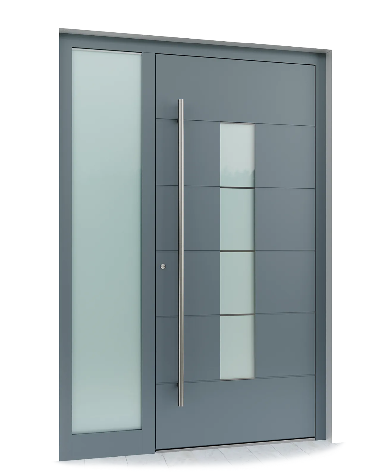 Ușă exterior aluminiu L371 — Aluminiu