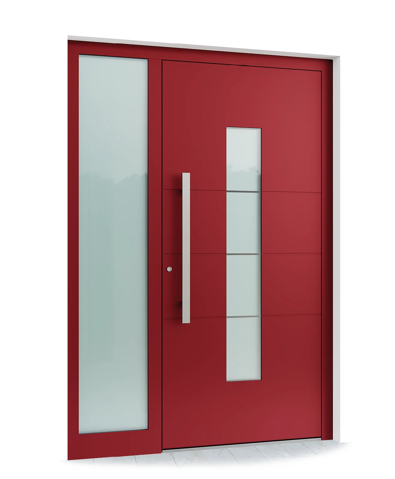 Ușă exterior aluminiu L372 — Aluminiu