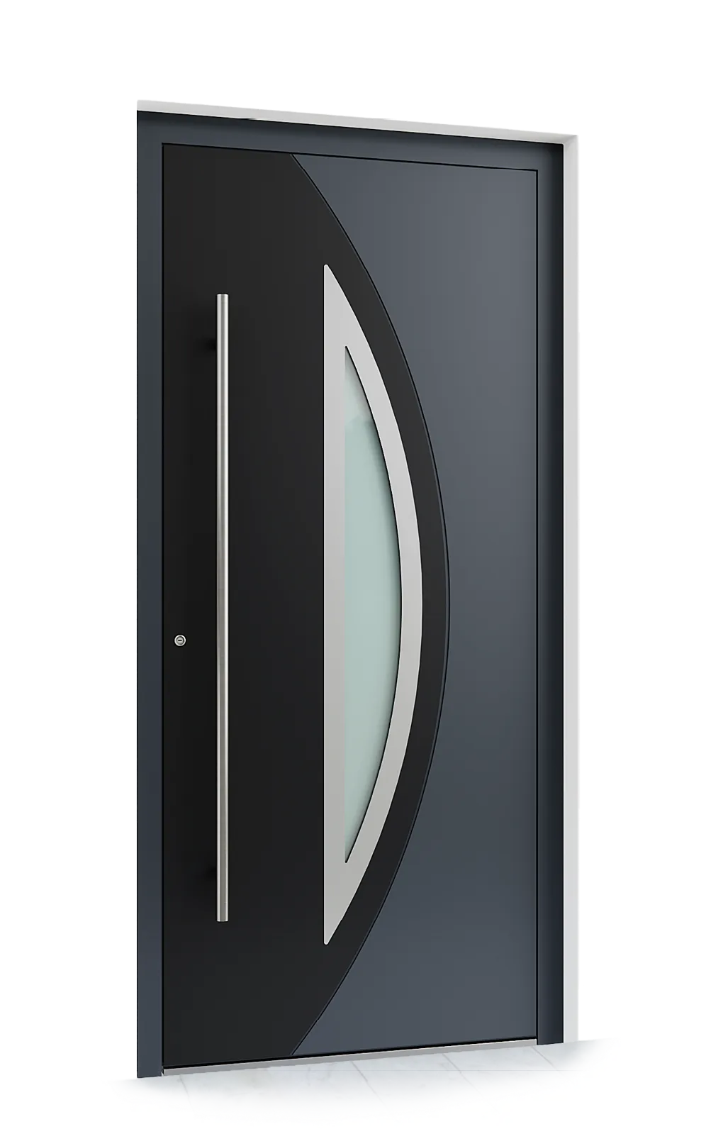 Ușă exterior aluminiu L381 — Aluminiu