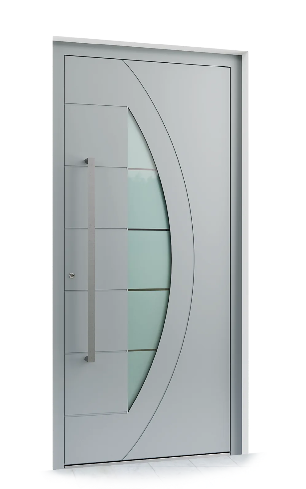 Ușă exterior aluminiu L385 — Aluminiu