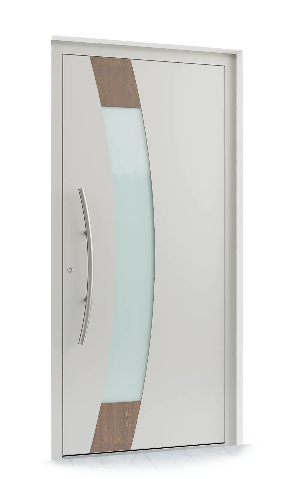 Ușă exterior aluminiu L421 — Aluminiu