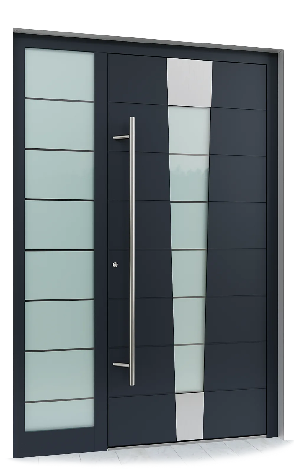 Ușă exterior aluminiu L430 — Aluminiu