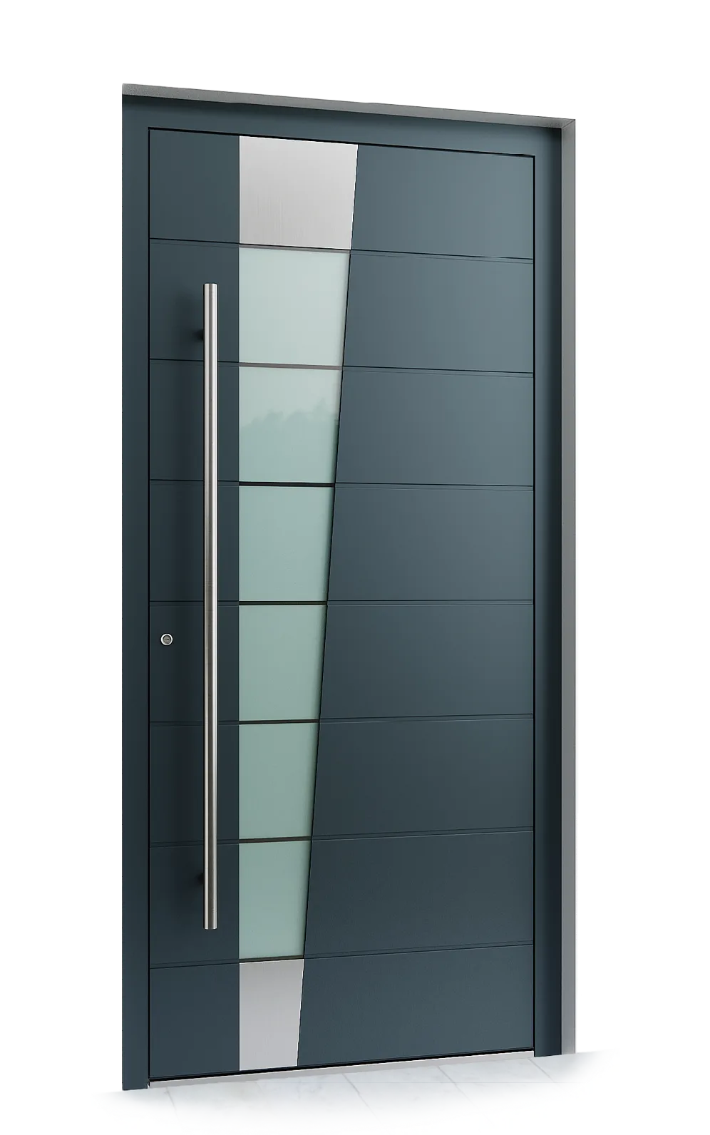 Ușă exterior aluminiu L435 — Aluminiu