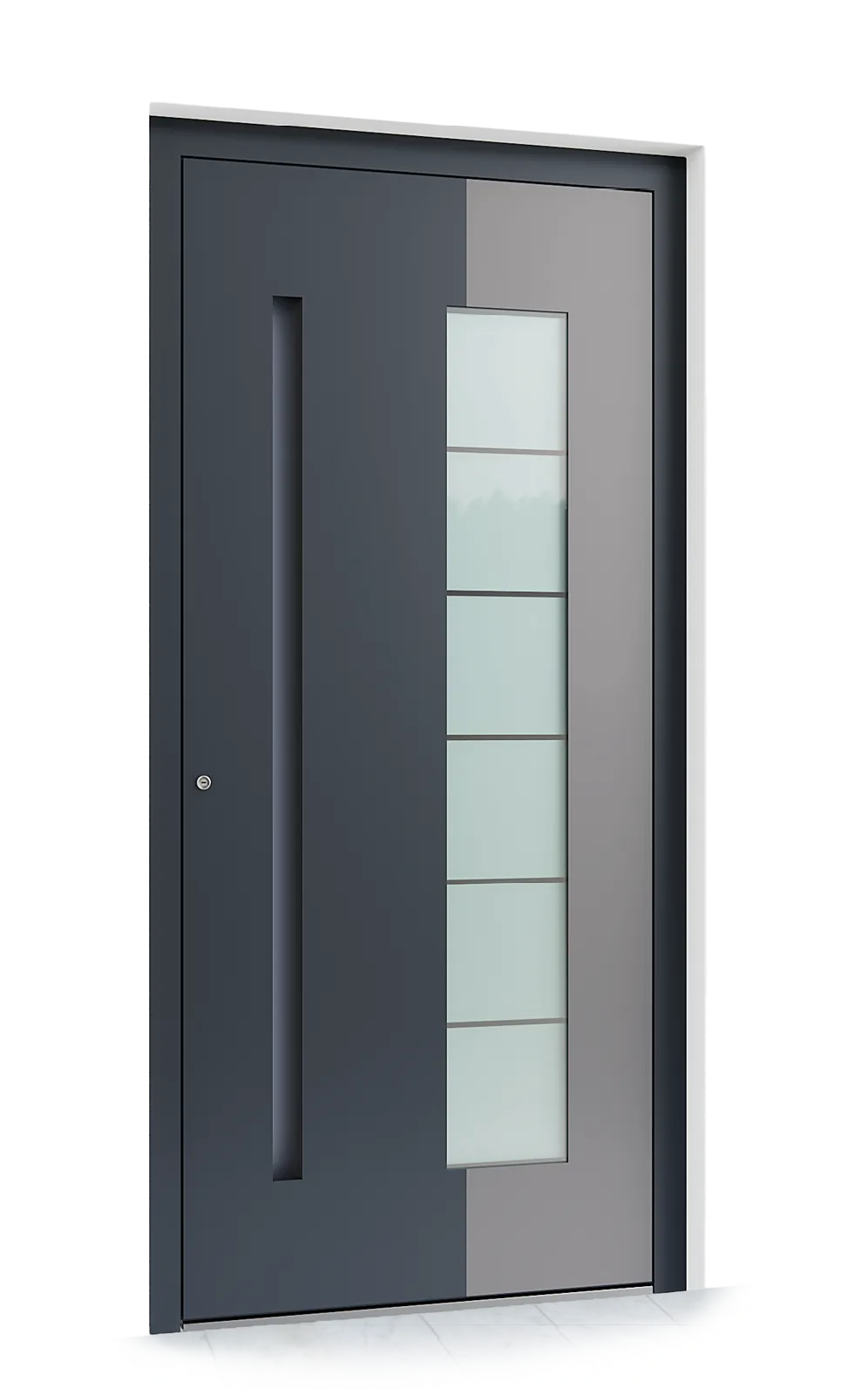 Ușă exterior aluminiu L527-1 — Aluminiu