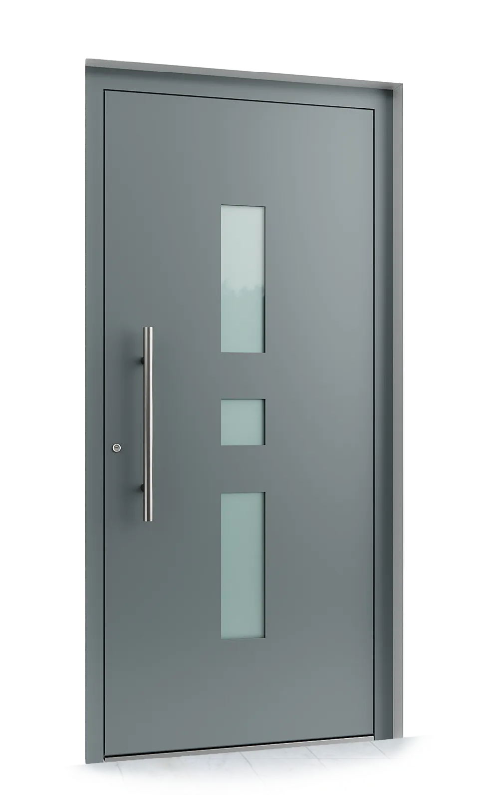 Ușă exterior aluminiu L535 — Aluminiu