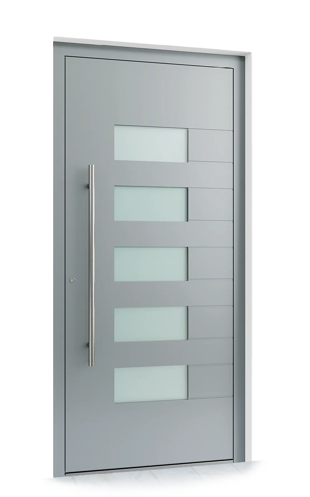 Ușă exterior aluminiu L553-1 — Aluminiu