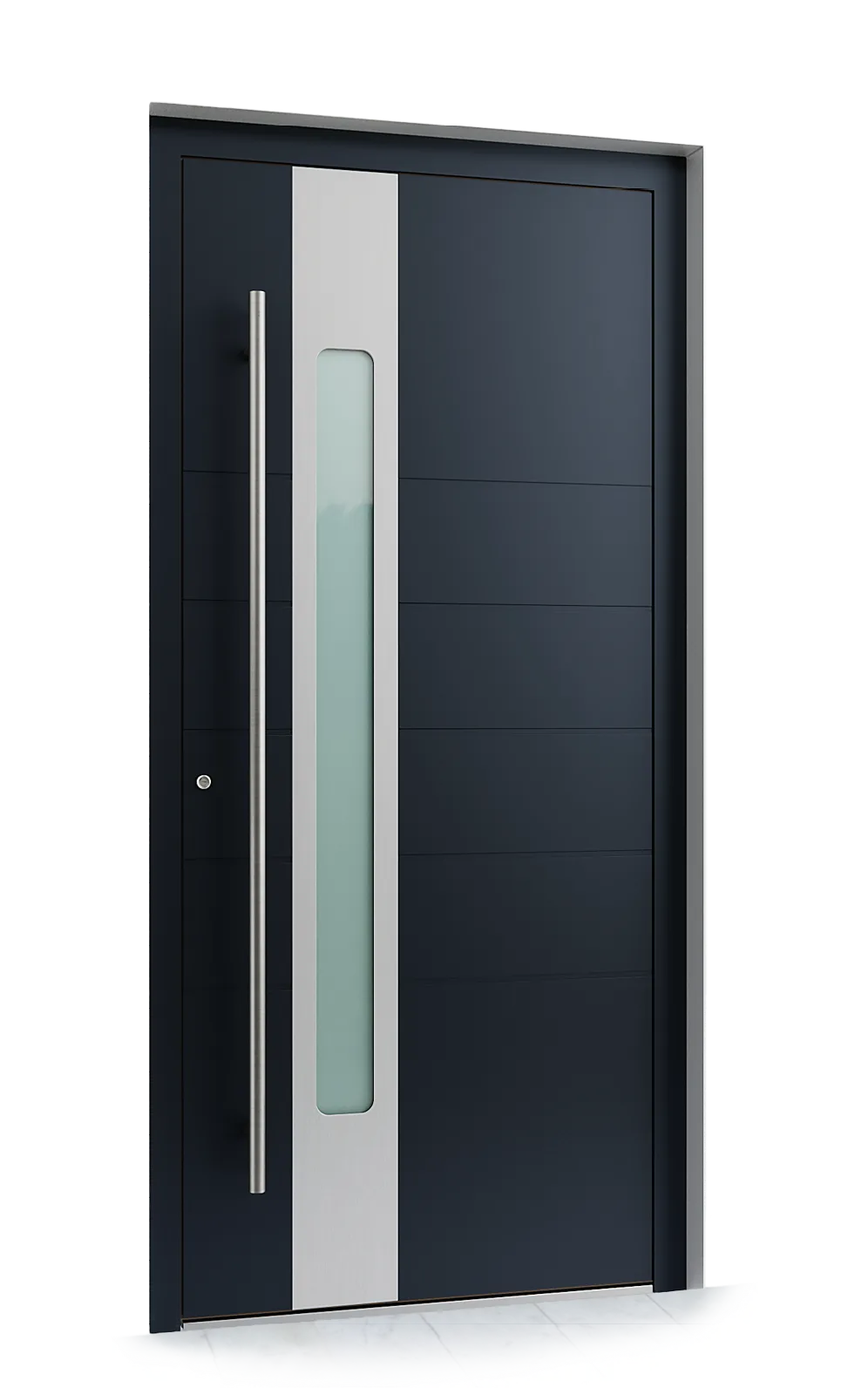 Ușă exterior aluminiu L554 — Aluminiu