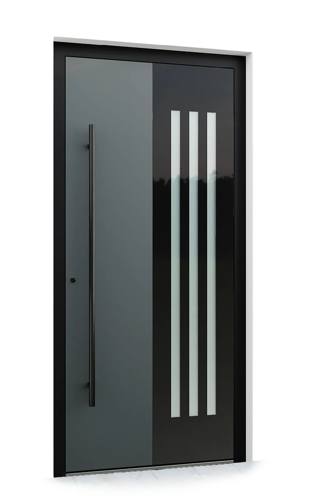 Ușă exterior aluminiu L701 — Aluminiu