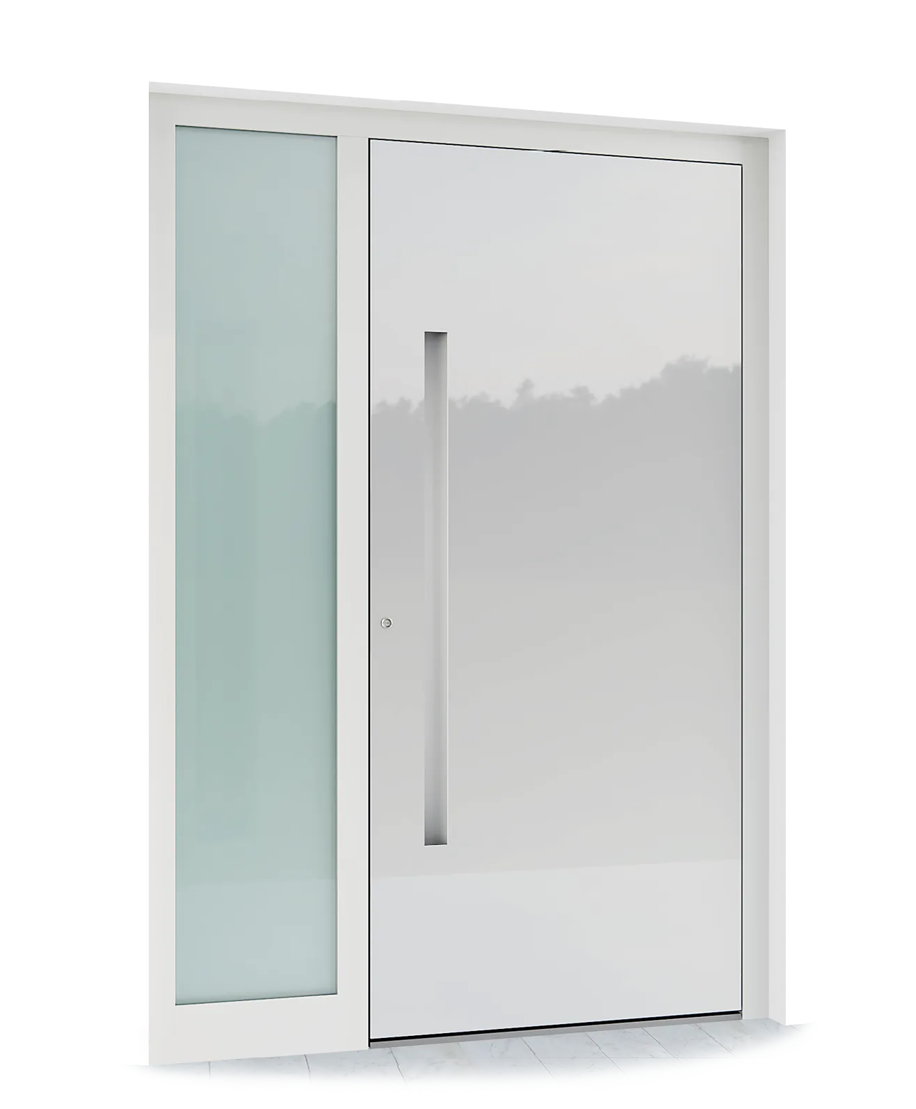 Ușă exterior aluminiu L733 — Aluminiu