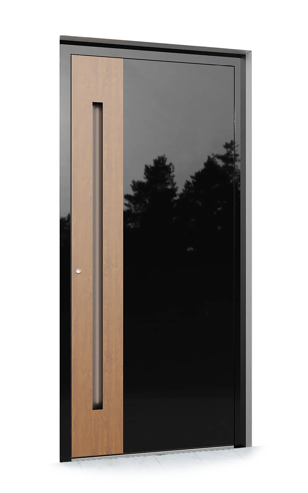 Ușă exterior aluminiu L736 — Aluminiu