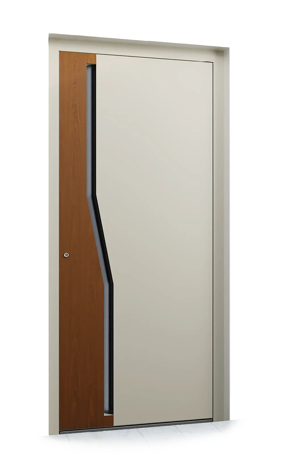 Ușă exterior aluminiu L750 — Aluminiu