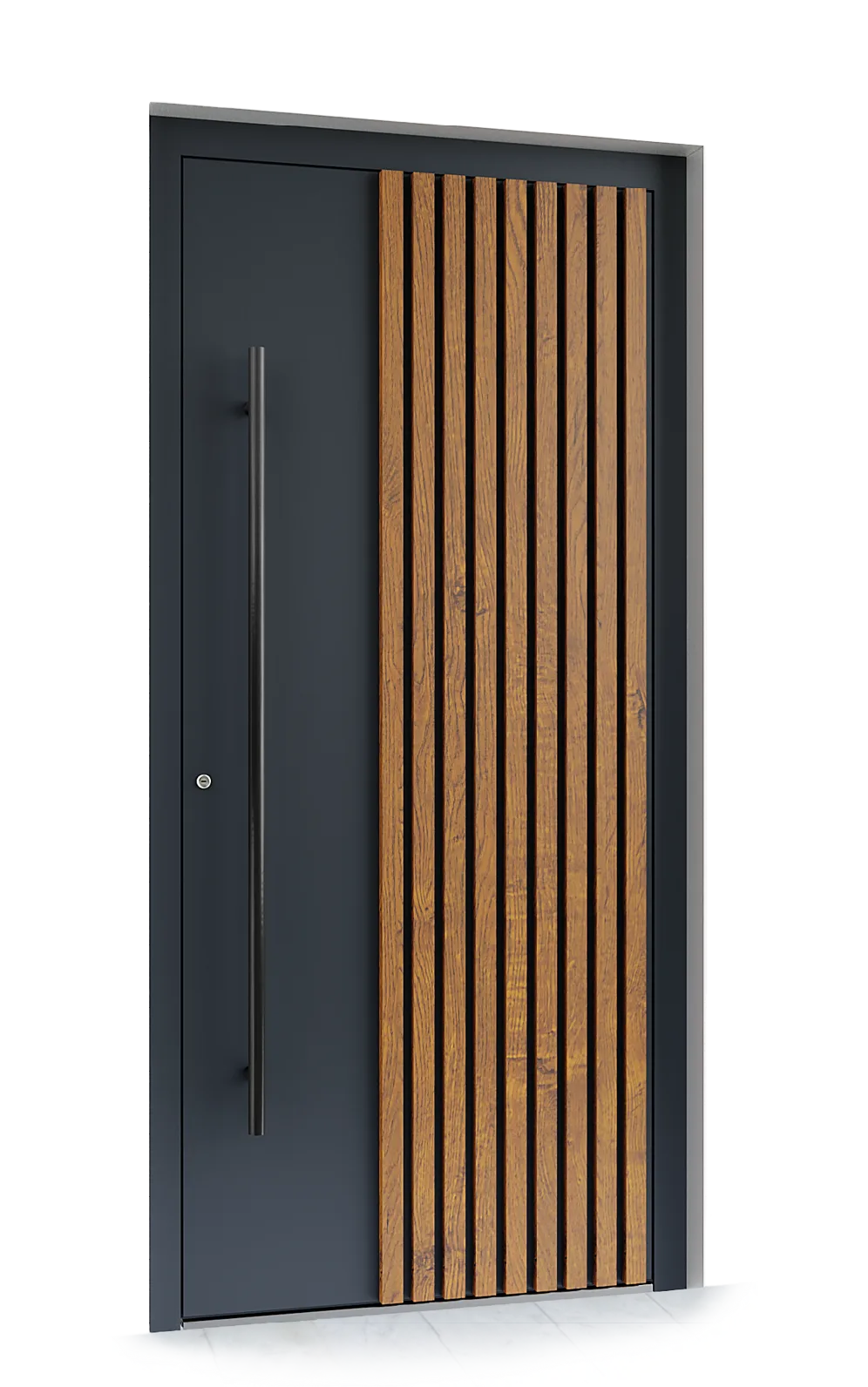 Ușă exterior aluminiu L761 — Aluminiu