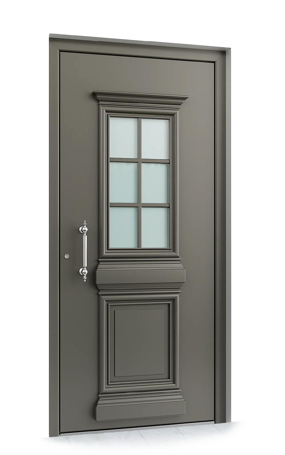 Ușă exterior aluminiu L967 — Aluminiu