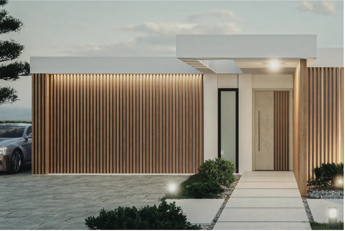 Aluminium exterior doors