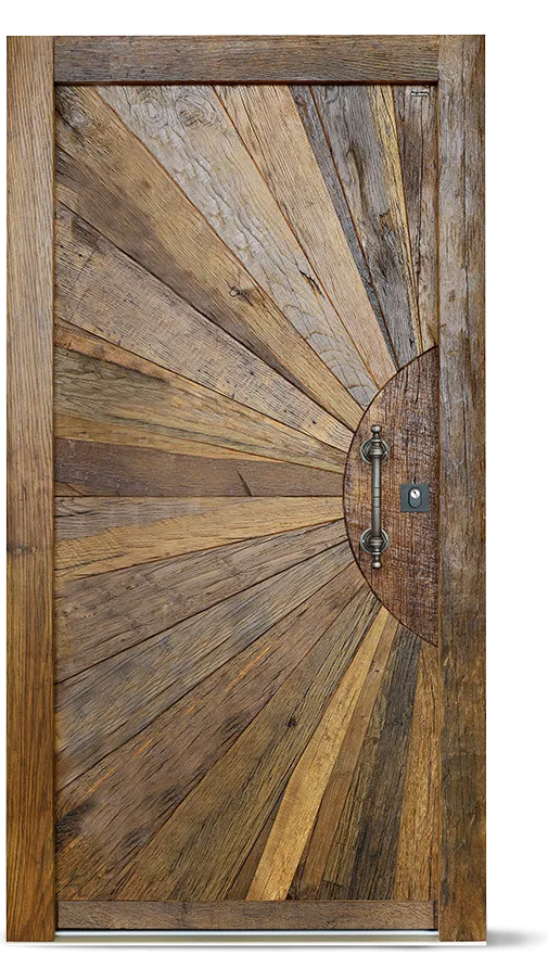 Ușă de exterior Alkogel — Lemn
