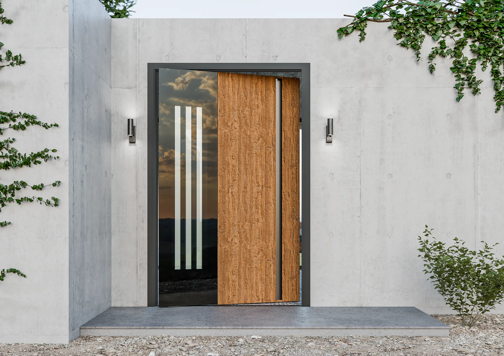 Ușă pivotantă PV3050 — Pivotante