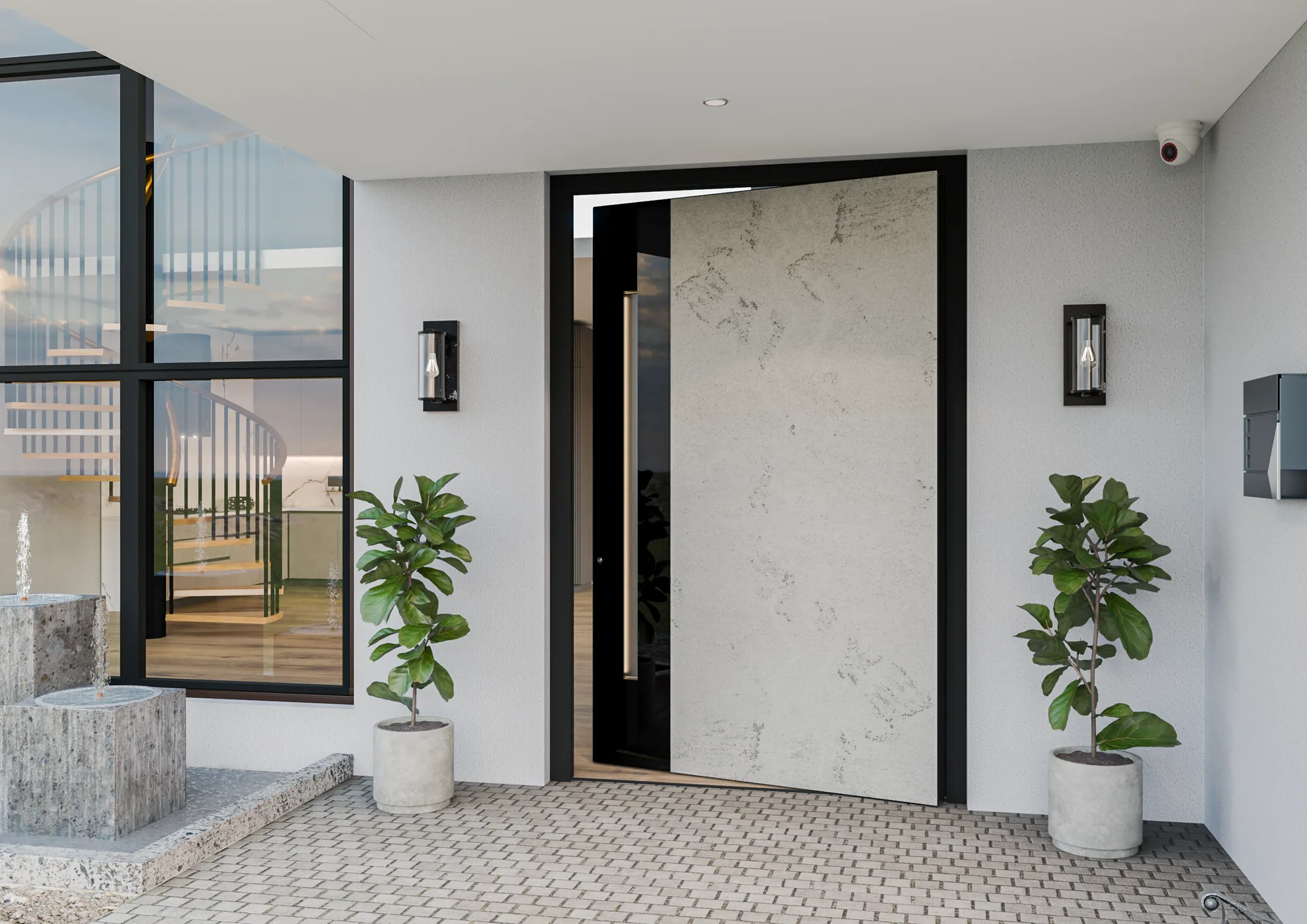 Ușă pivotantă PV3200 — Pivotante