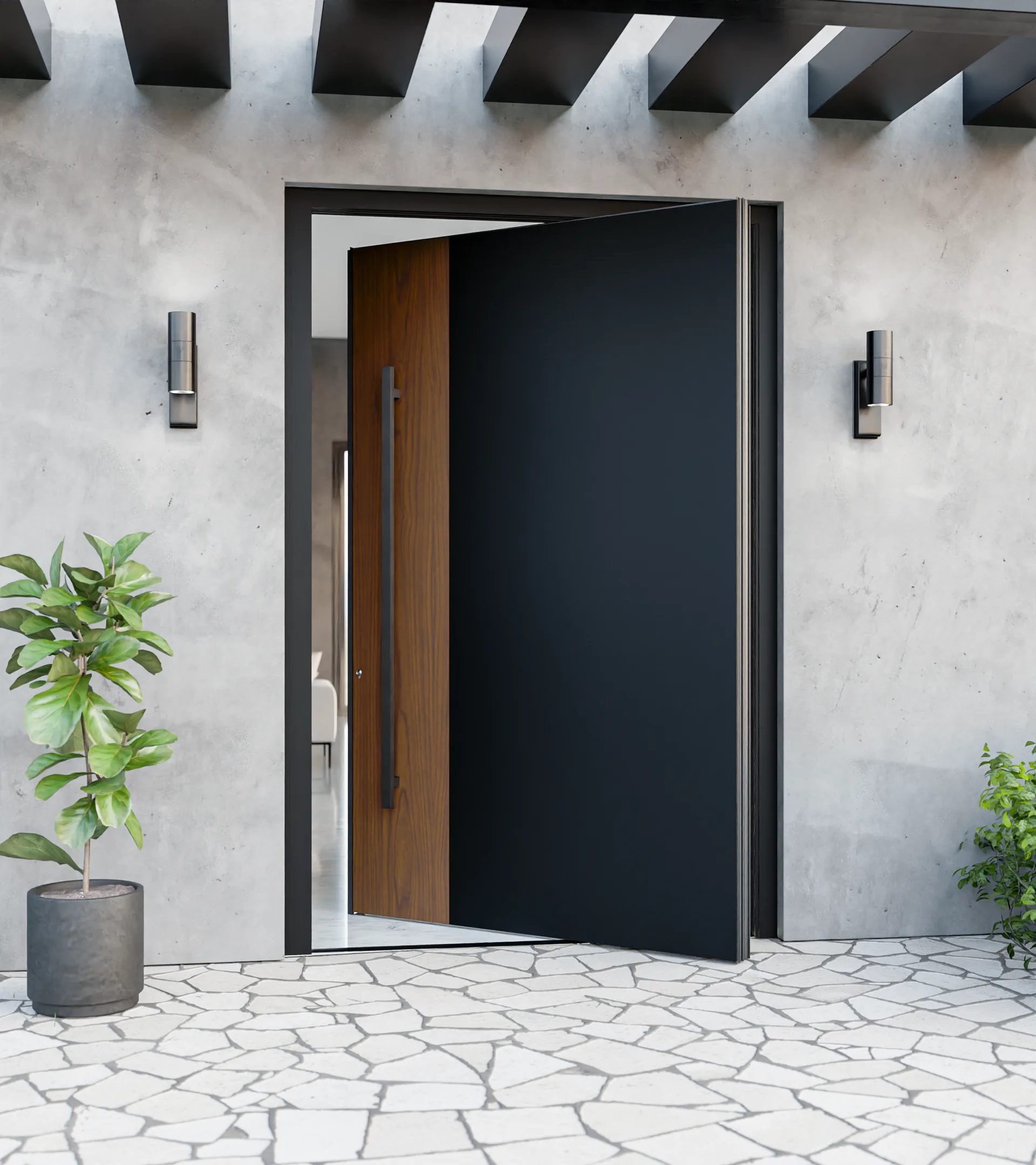 Ușă pivotantă PV3600 — Pivotante