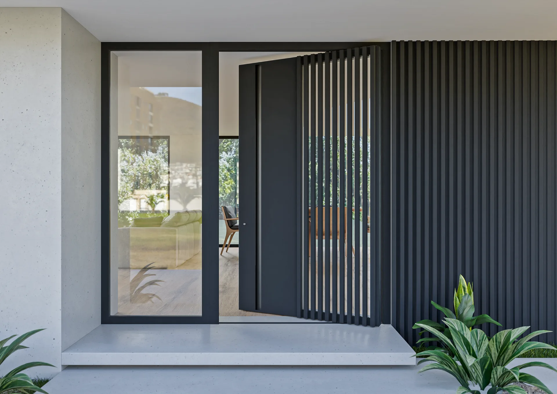 Ușă pivotantă PV5500 — Pivotante