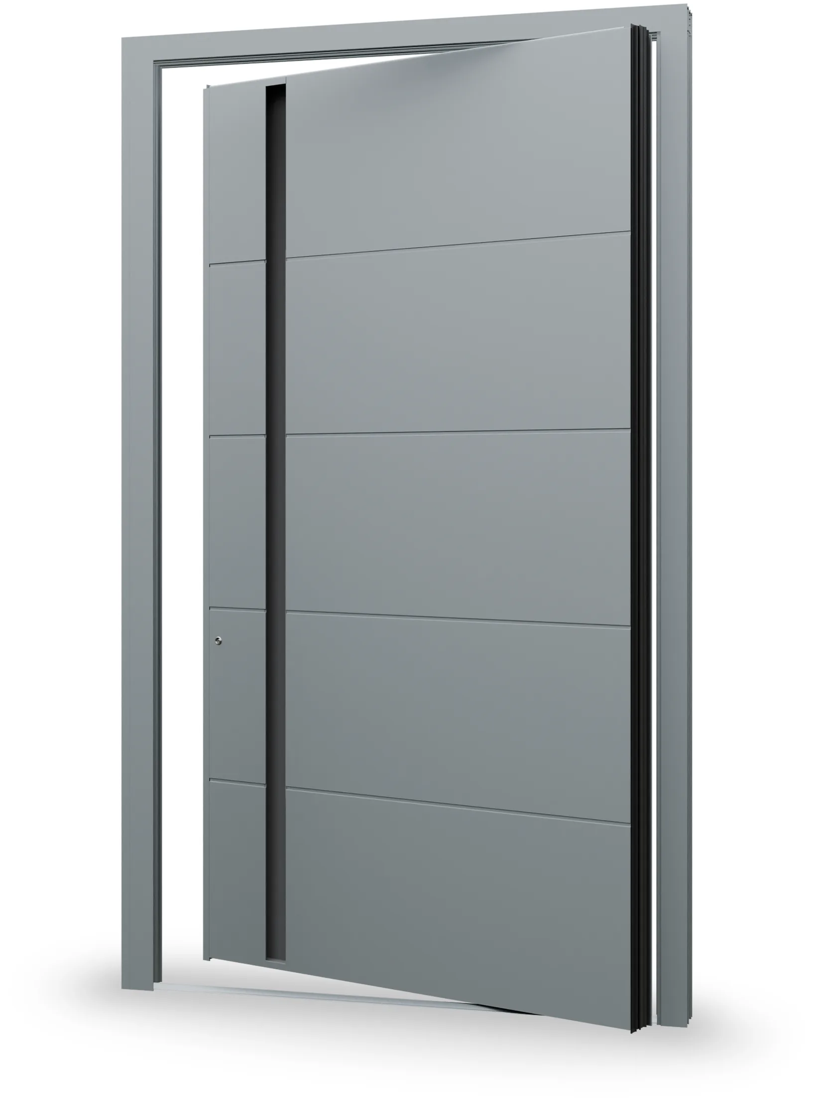 Ușă pivotantă Thiral PV2400 — silhouette